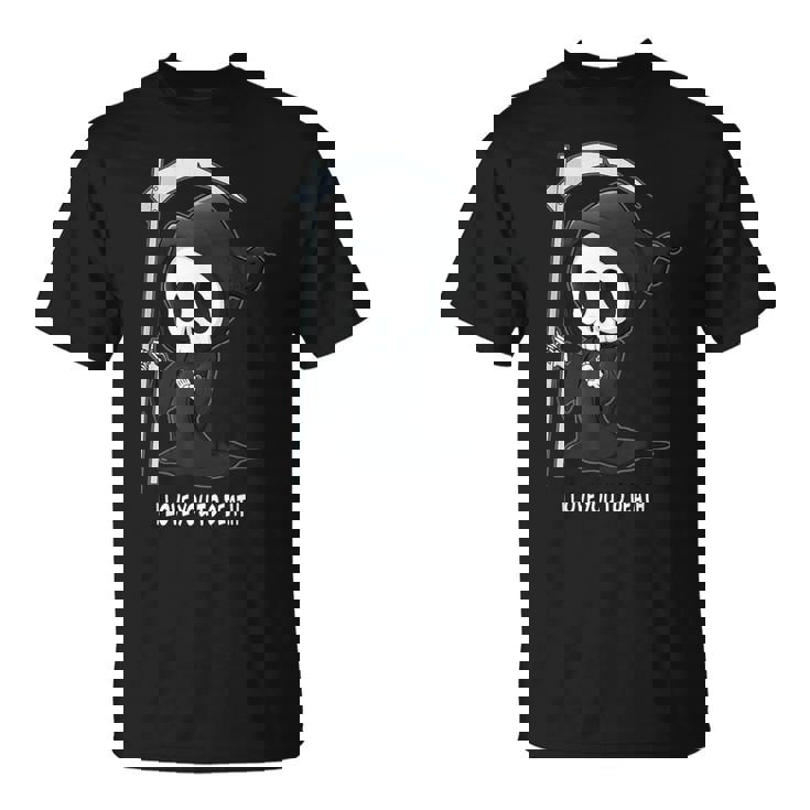 Valentine's Day I Love You To Death Cute Grim Reaper Tシャツ