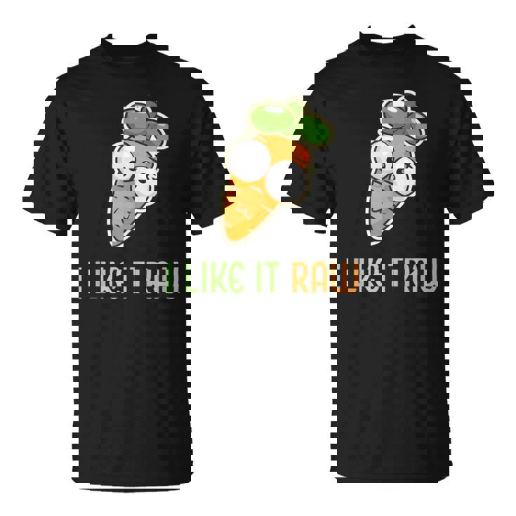 Vegetable Carrot I Like It Raw Vegan Lifestyle Tank Top T-Shirt