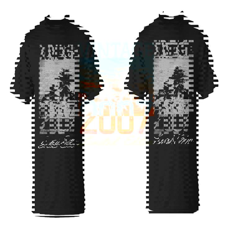 Vintage 2007 Limited Edition 19Th Birthday 19 Year Old Tシャツ