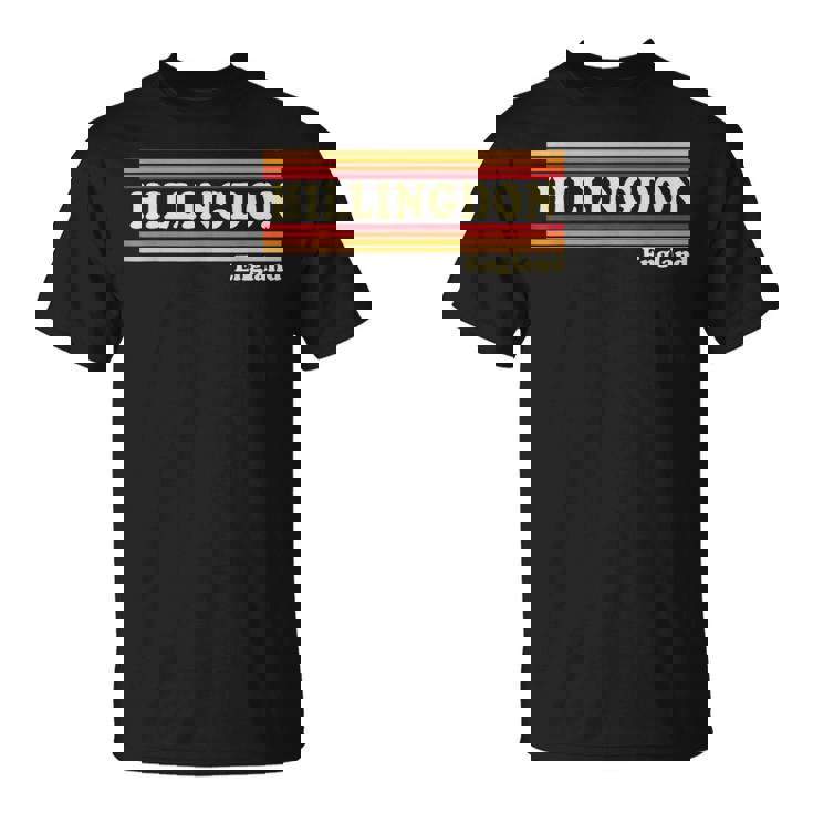 Vintage 80s Hillingdon England Retro Graphic T-Shirt