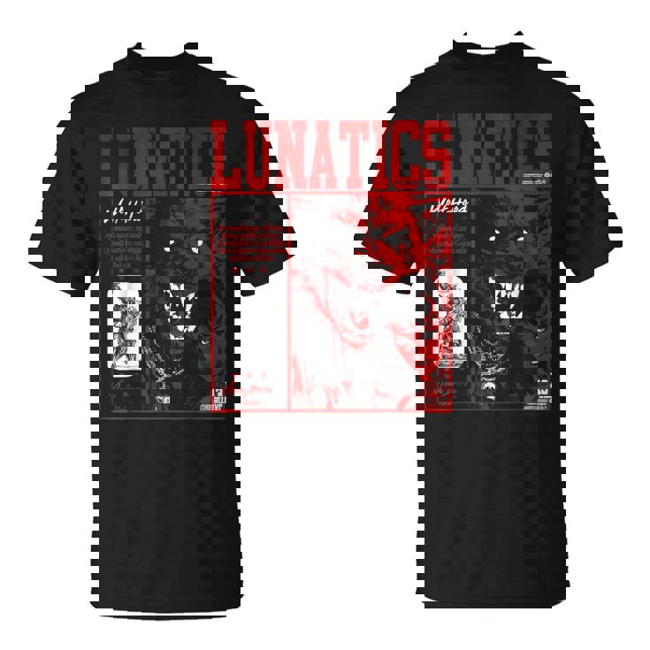 Vintage Horror Lycan Werewolf Alt Goth Y2K Horror Alpha Wolf T-Shirt