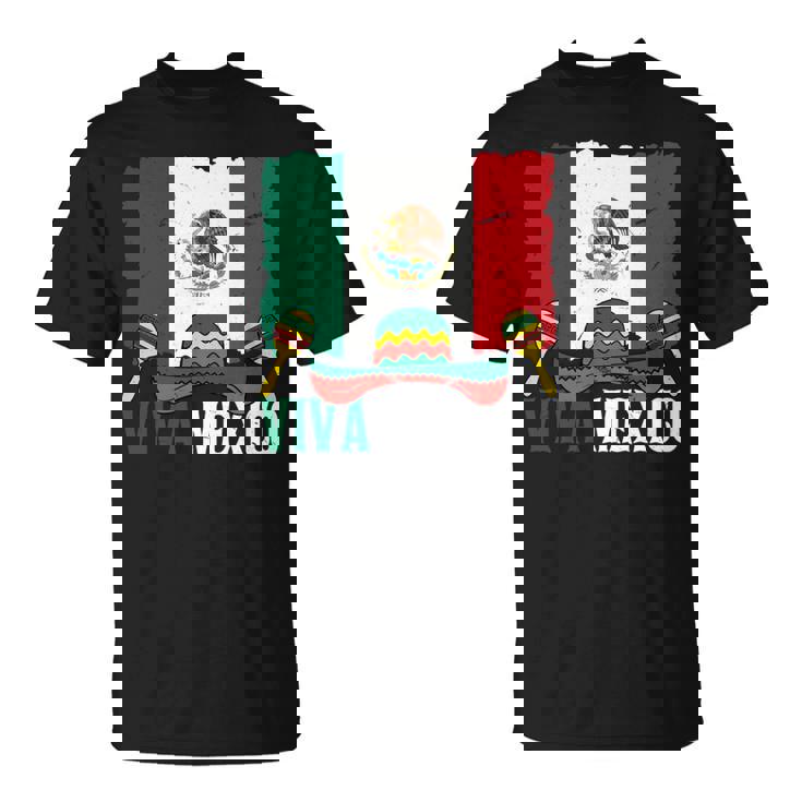 Viva Mexico ソンブレロ インディペンデンス メキシコ 国旗 メキシコ 長袖tシャツ Tシャツ