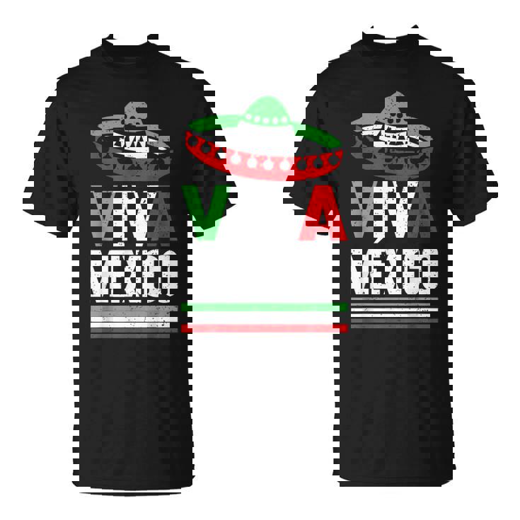 Viva Mexico 帽子デザイン メキシコ国旗カラー メキシコ人向け Tシャツ