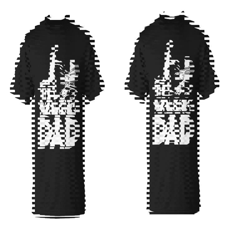 The Walking Dad Happy Father's Day Dadhortleeve Graphic Tシャツ