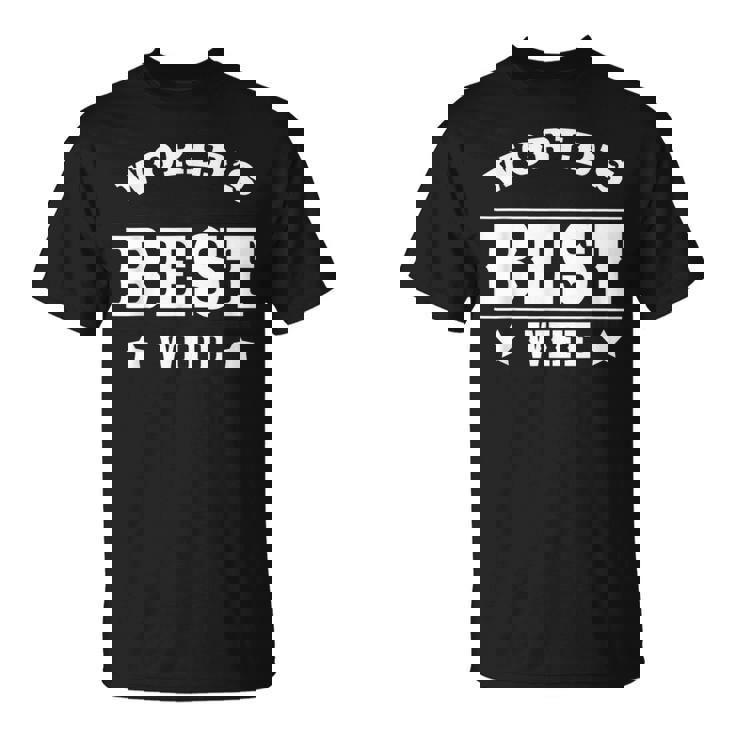 World's Best Wife 面白いウェディングギフトシャツ Tシャツ