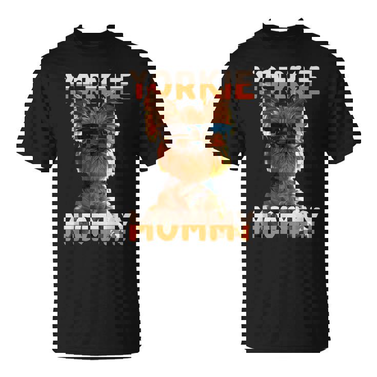 Yorkie Mommyヨーキー ママ 母親 母の日 ママ かわいい ヨークシャー・テリア Tシャツ