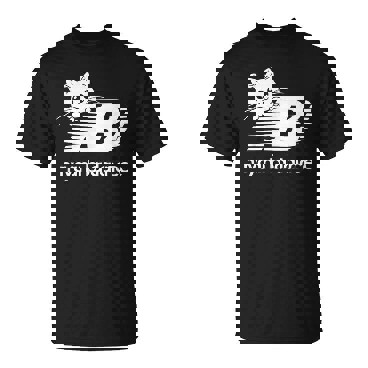 「Nyan Balance」ニャンバランス グラフィック かわいい ねこ Tシャツ