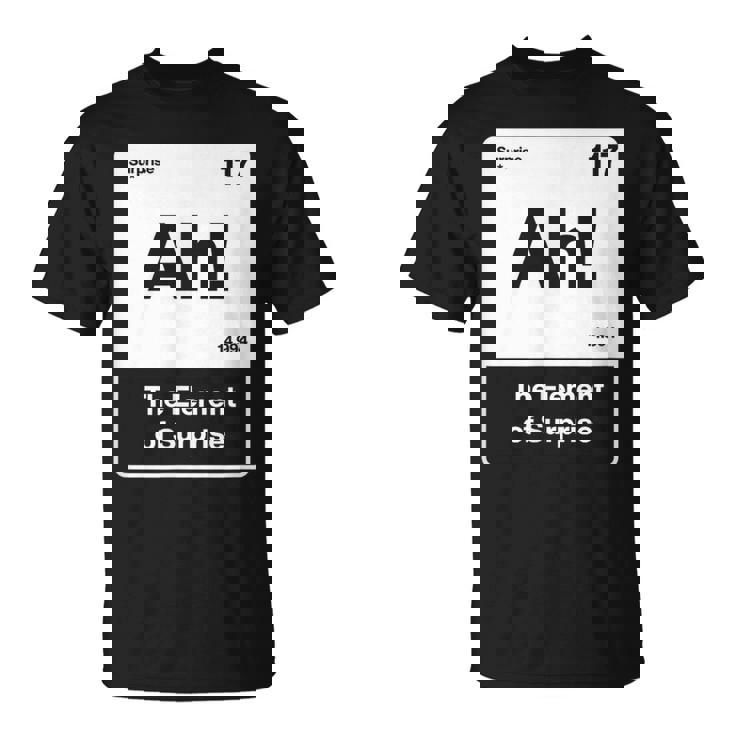 ああ驚きの要素 Tシャツ