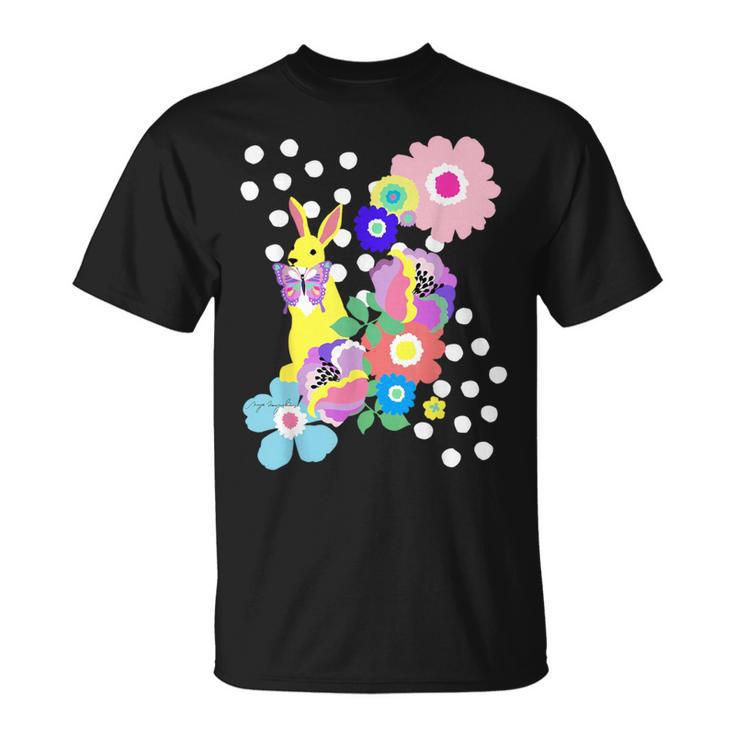 うさぎ花 Tシャツ