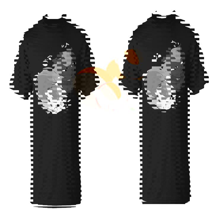 おもしろ猫ニャンコ先生 長袖tシャツ Tシャツ