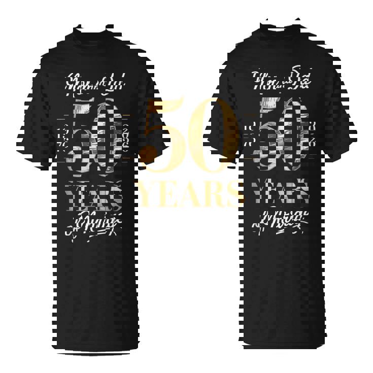 お父さんとお母さんの結婚 50 周年記念 1976 年から 2026 年まで Tシャツ