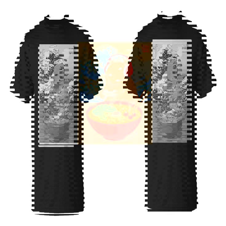 かわいい かわいい 日本人 ゲーマー 面白い ラーメン レトロ カピバラ Tシャツ