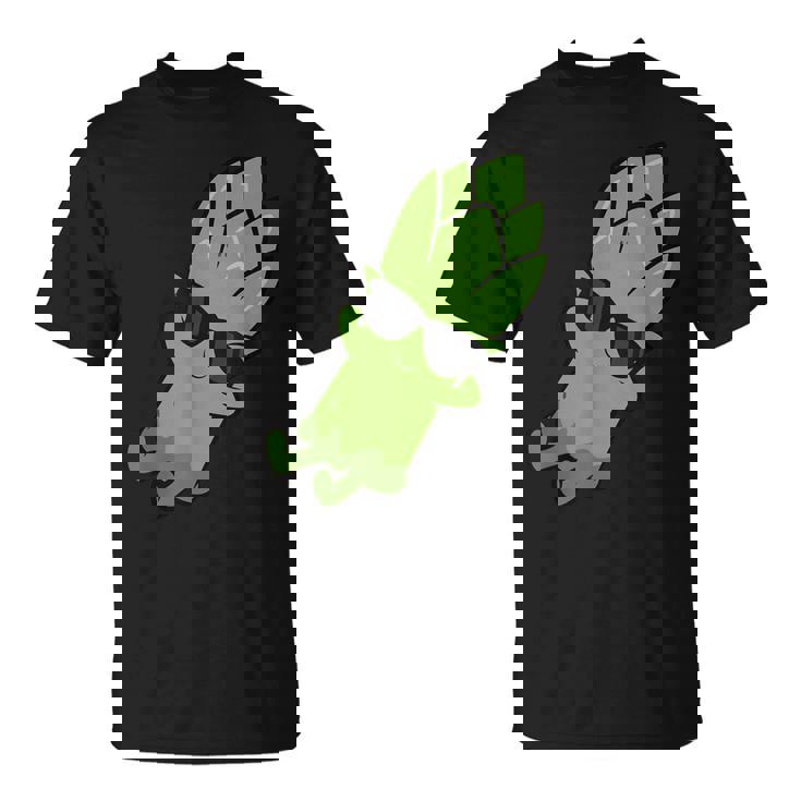 かわいいアスパラガス フルーツリラクシング レイジーアスパラガス Tシャツ