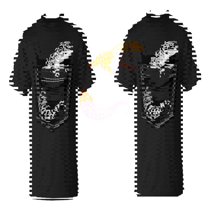 かわいいヒョウゲッコ トカゲ爬虫類 ヒョウ ヤモリのお父さん用 長袖tシャツ Tシャツ