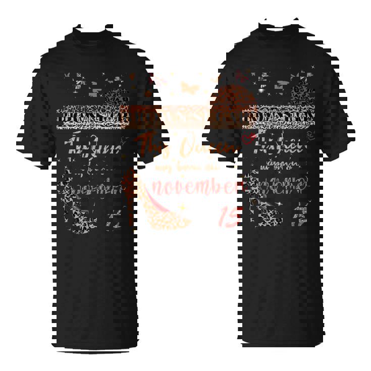 この女王は11月15日の誕生日ブラウンシュガーで生まれました。 長袖tシャツ Tシャツ