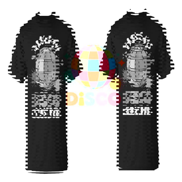 これは私のディスココスチュームrecto 1970年代のファンキーな面白いです Tシャツ