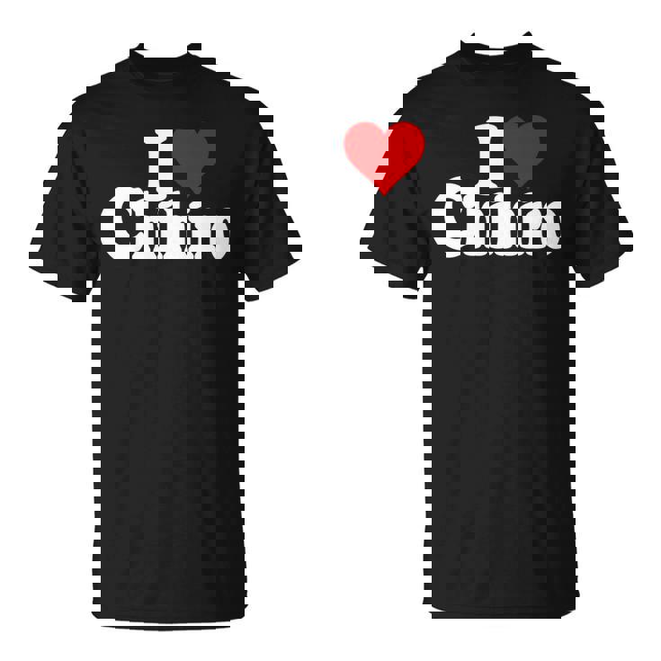 にハートのちひろの名前が大好き 長袖tシャツ Tシャツ