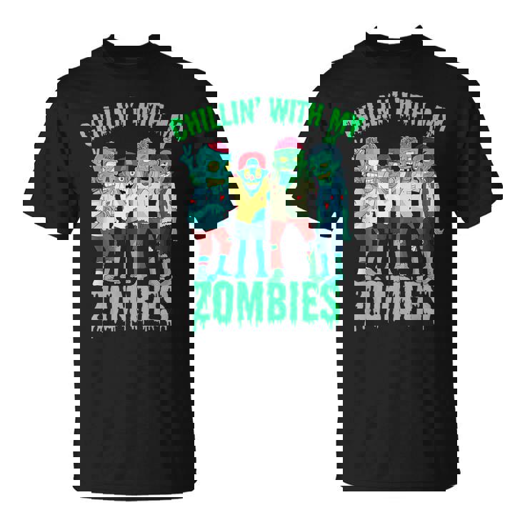 まったりもゾンビハロウィーン少年キッズギフトゾンビ Tシャツ