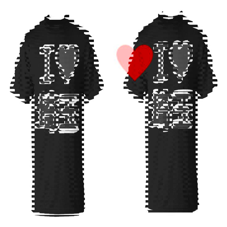 アイラブ・埼玉（I Love ハート）【47都道府県】Jimo-T ジモティ 地元愛 お土産 旅行 メッセージ・面白 Tシャツ