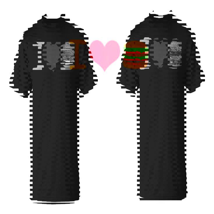 アイ・ラブ・デラックス・ハンバーガー Tシャツ