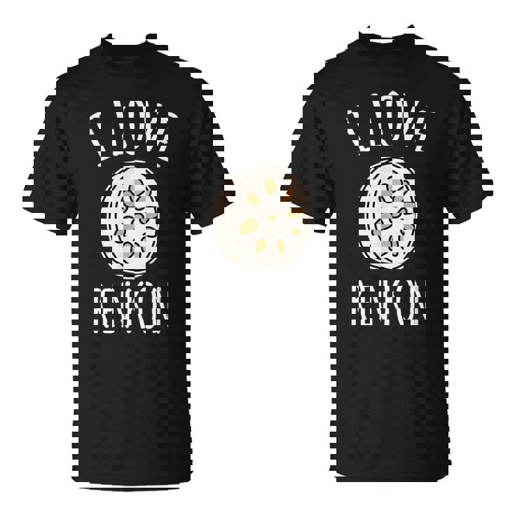 アイ・ラブ・レンコン Tシャツ