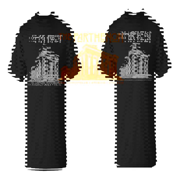 アクロポリスのパルテノン神殿 アテネ ギリシャ Tシャツ