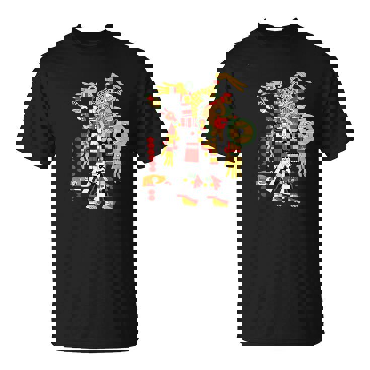 アステカ人、インカ人、メキシコの芸術彫刻マヤマヤン Tシャツ