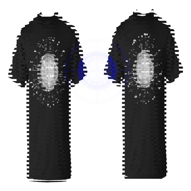 アミノ酸ホイール サイエンス Dna 遺伝学 科学者 ギフトtシャツ Tシャツ