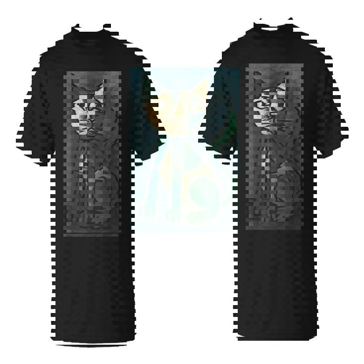 アート ピカソ 猫 Tシャツ