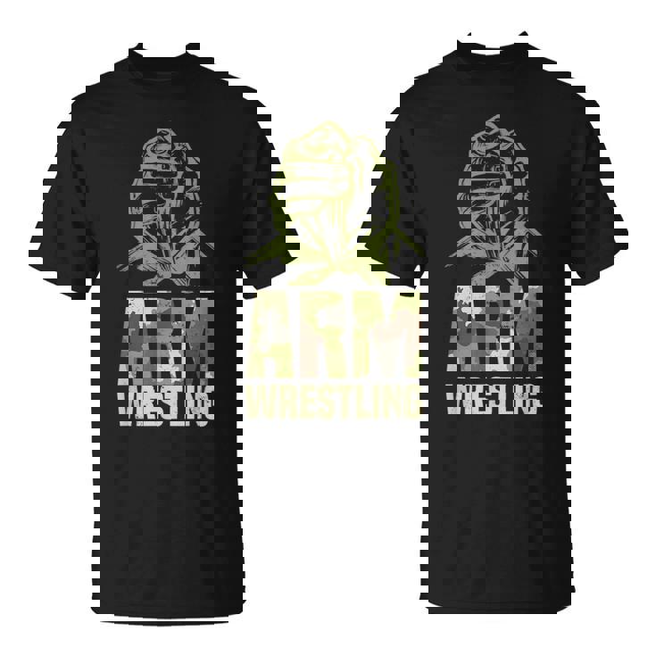 アームレスリングアームプレス、二頭筋 Tシャツ