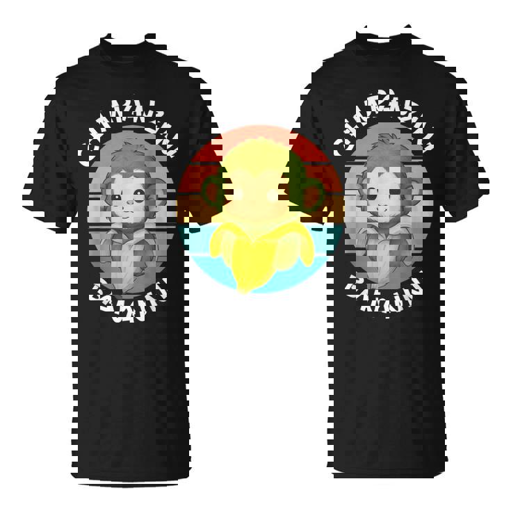 イタリア ブレイン ミーム チンパンジーニ バナニーニ レトロ サンセット キッズ Tシャツ