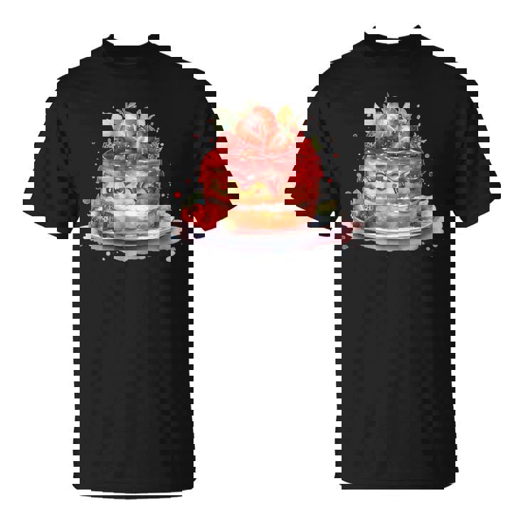 イチゴ サマーベーカリー キッチン パティシエ ストロベリーケーキ Tシャツ