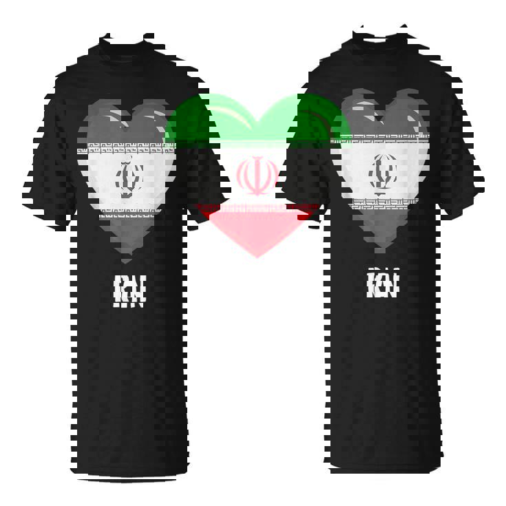 イラン国旗シャツ Tシャツ