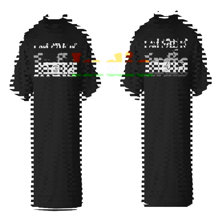 インド 私は メイド・イン・インディア です。 Tシャツ
