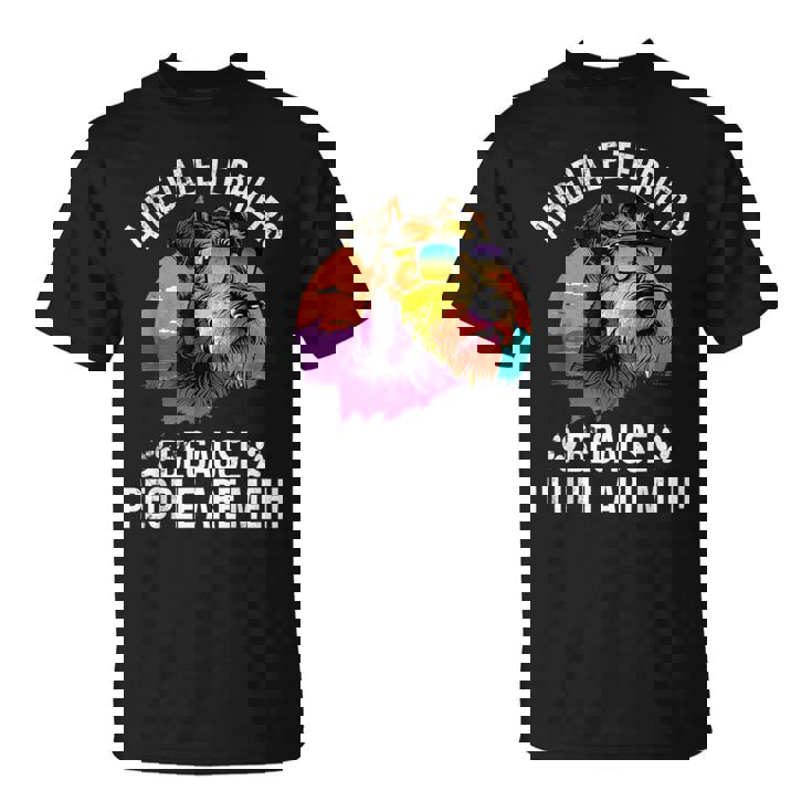 エアデールテリア なぜなら人々はメー エアデールテリア Tシャツ