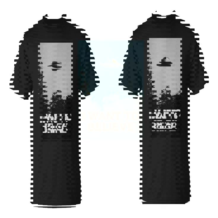 エイリアンufoアパレル「I Want To Believe」 Tシャツ