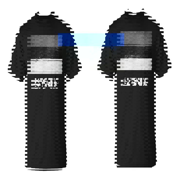 エストニア国旗tシャツ Tシャツ