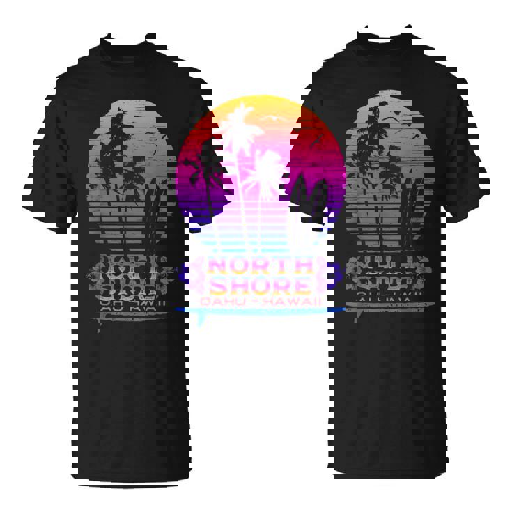 オアフ島ノースショア ハワイお土産サーフィンスタイル Tシャツ