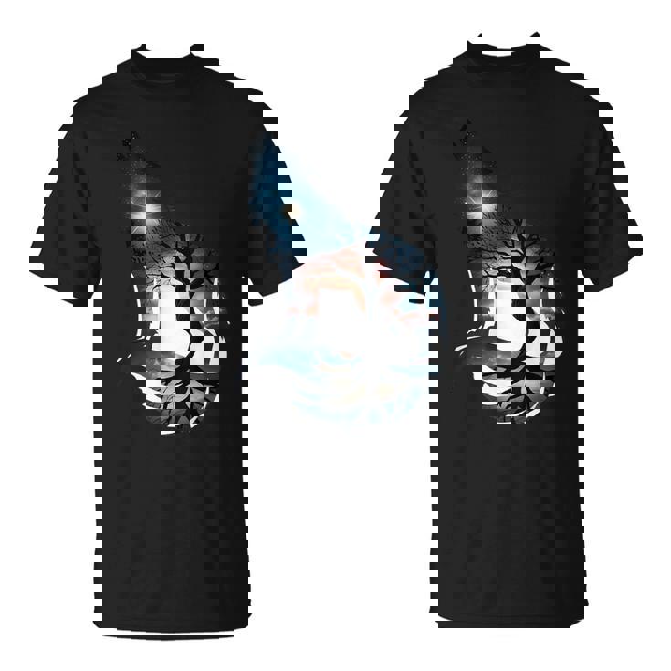 オオカミ 動物 顔 アート グラフィック 野生動物 カラフル 狼の恋人 Tシャツ