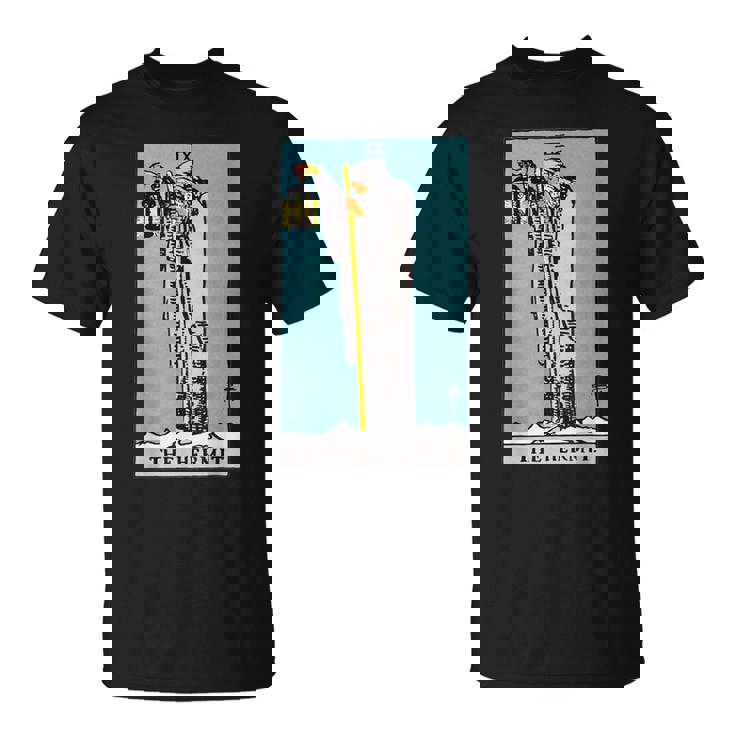 オリジナルのrider Waite Deckからの隠者ビンテージタロットカード Tシャツ