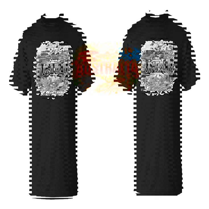 オーストラリアカンガルーコアラポインティングミーム オーストラリアのお土産 Tシャツ