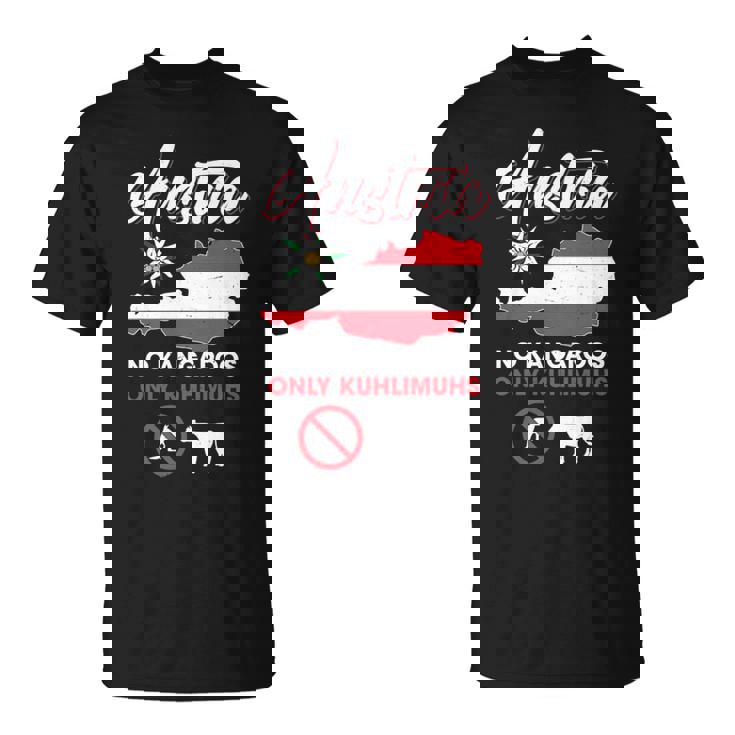 オーストリアのカンガルーなし オーストリアのカンガルーなし 長袖tシャツ Tシャツ