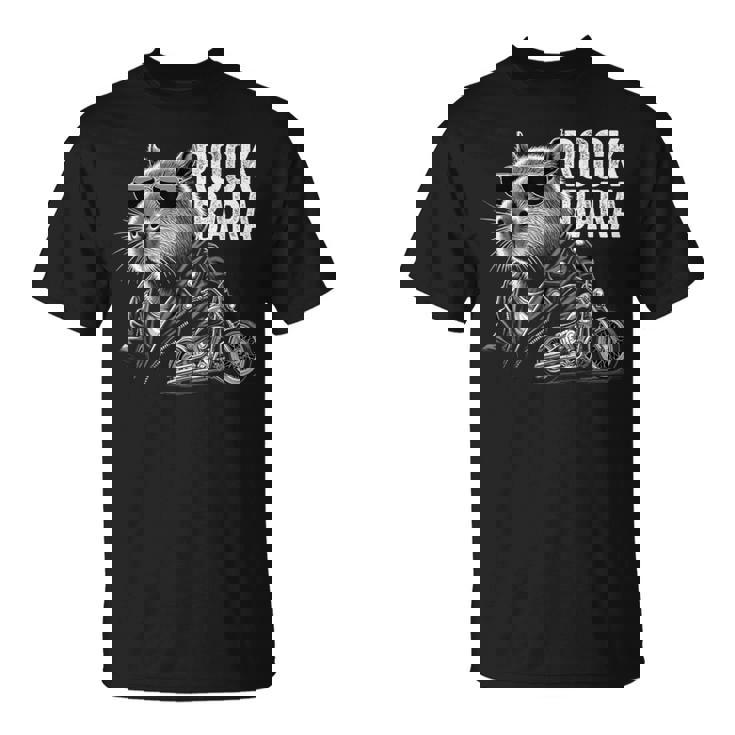 オートバイ げっ歯類 ロック メンズ カピバラ Tシャツ