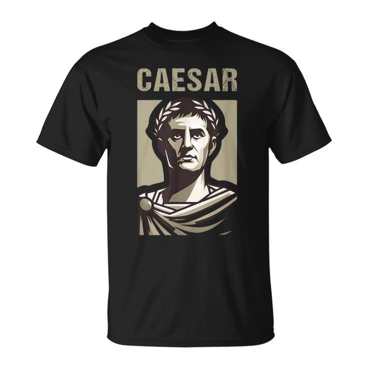 カエサル 古代ローマ ガイウス・ユリウス・カエサル ローマの歴史 Tシャツ