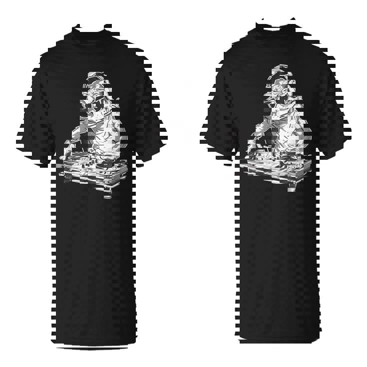 カエル 音楽 Dj 音楽プロデューサー ターンテーブル Dj カエル ビートメーカー Tシャツ