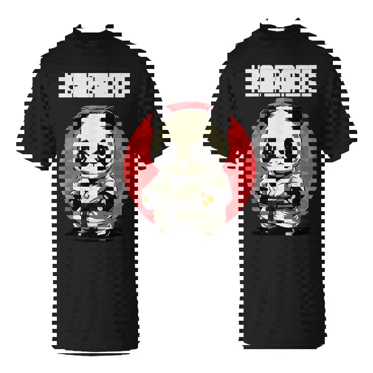カラテカと空手パンダ Tシャツ