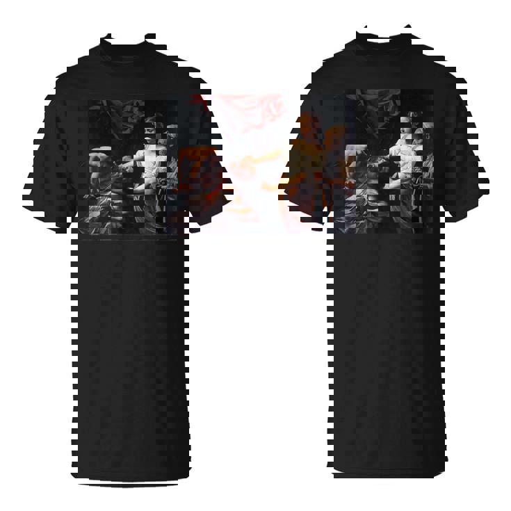 カラヴァッジョのジュディス・ホロフェルネス Tシャツ