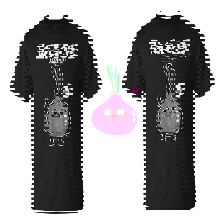 カワイイ かわいい 日本語アニメ 玉ねぎ野菜 アニメファン向け Tシャツ