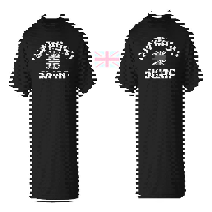 カンタベリー イングランド イギリス キングダム シティ 観光土産 長袖tシャツ Tシャツ