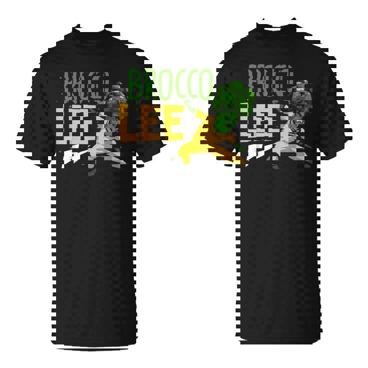 カンフー ブロッコリー ブロッコリー ビーガン 野菜 Tシャツ